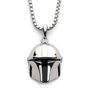 Star Wars The Mandalorian Mando Helmet Necklace - Jewelry Brands Shop