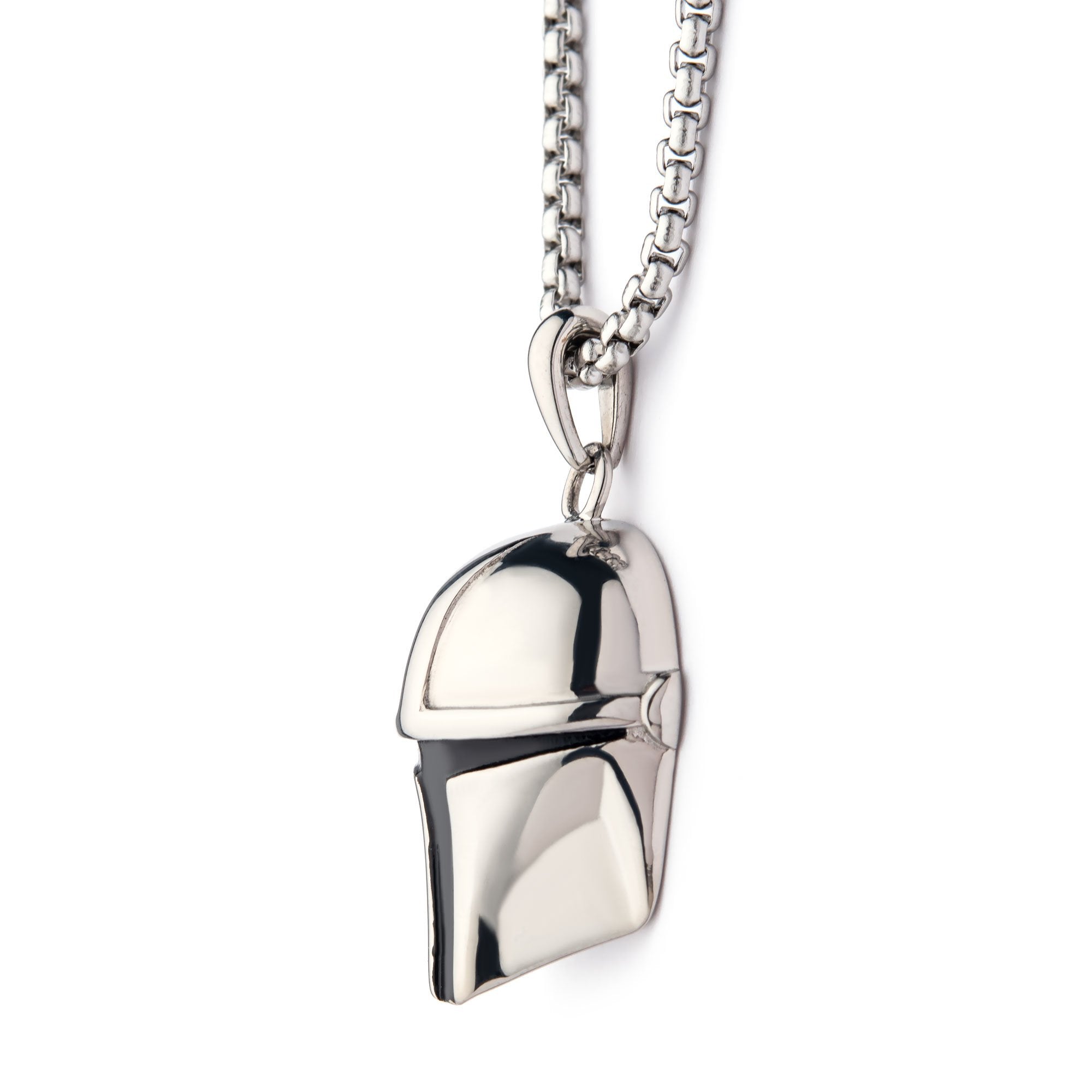 Star Wars The Mandalorian Mando Helmet Necklace - Jewelry Brands Shop