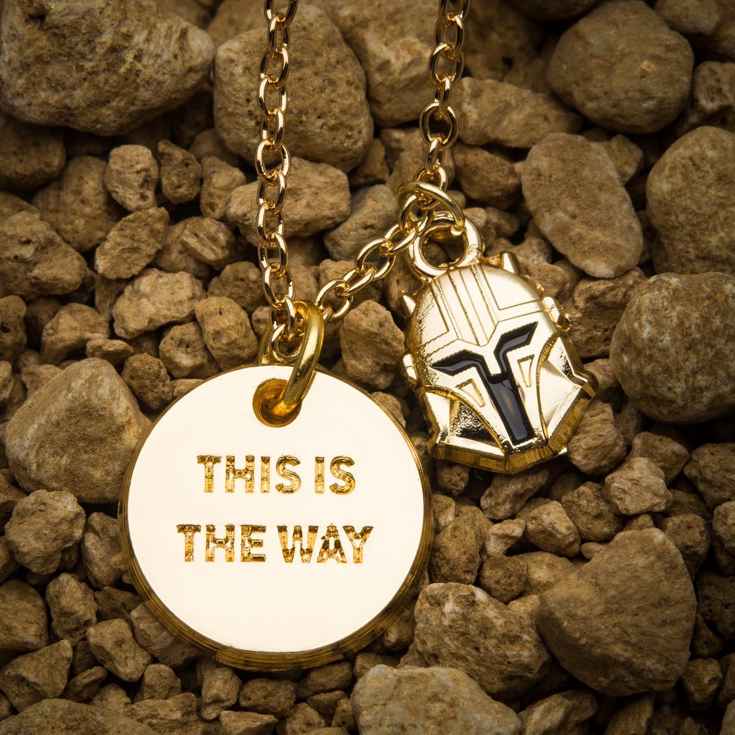 Star Wars The Mandalorian "This is the Way" Pendant Necklace - Jewelry Brands Shop