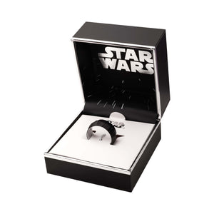 Star Wars Vader Steel Meditation Chamber "You Are In Command Now" Ring - Jewelry Brands Shop