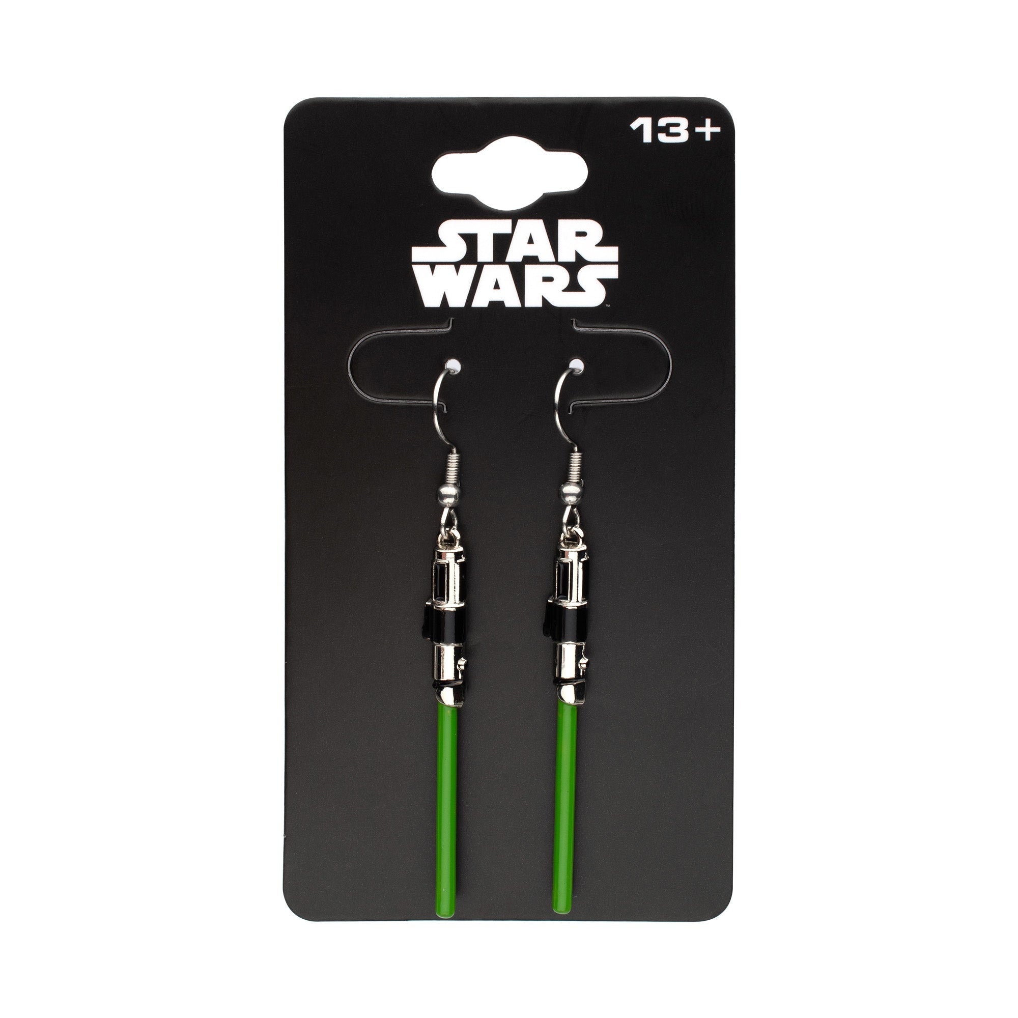 Star Wars Yoda Lightsaber Drop Earrings - Jewelry Brands Shop