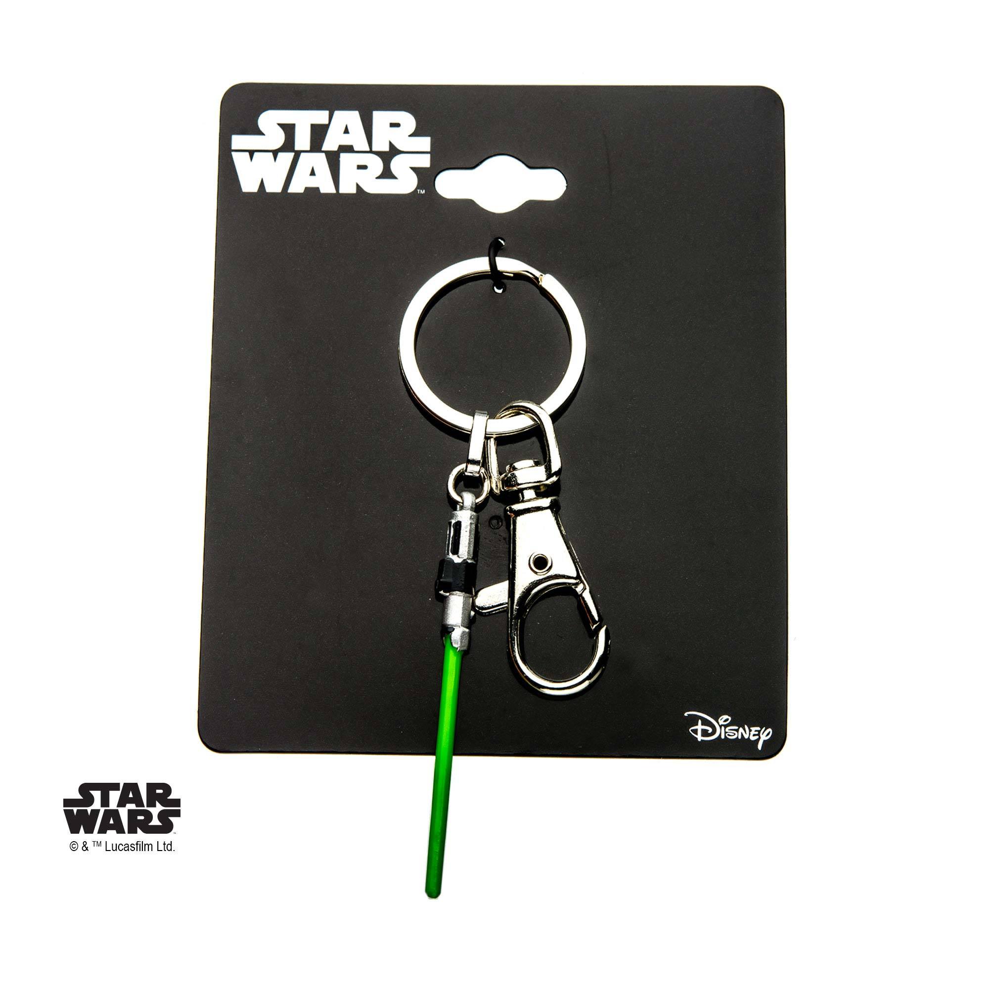 Star Wars Yoda Lightsaber Keychain - Jewelry Brands Shop