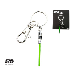 Star Wars Yoda Lightsaber Keychain - Jewelry Brands Shop