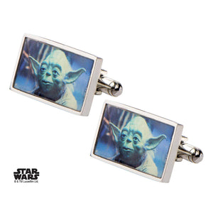 Star Wars Yoda Rectangular Cufflinks - Jewelry Brands Shop