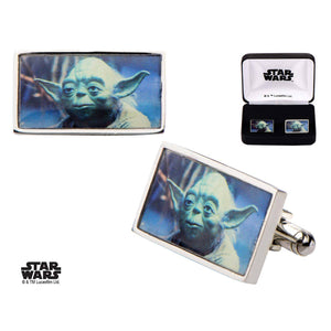 Star Wars Yoda Rectangular Cufflinks - Jewelry Brands Shop