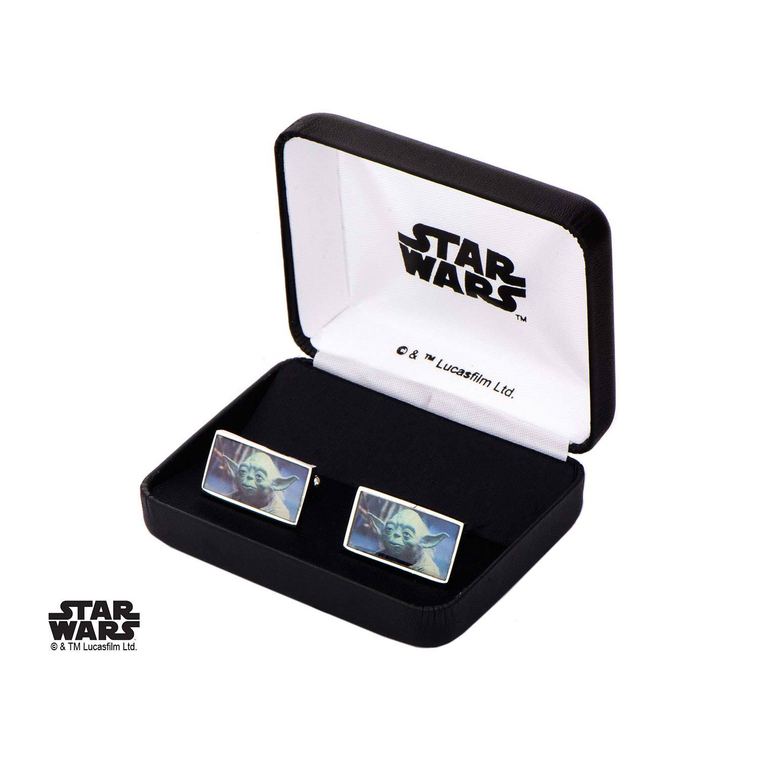 Star Wars Yoda Rectangular Cufflinks - Jewelry Brands Shop