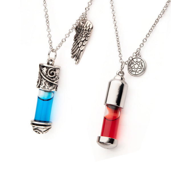 Supernatural Vial Best Friends Necklace Set