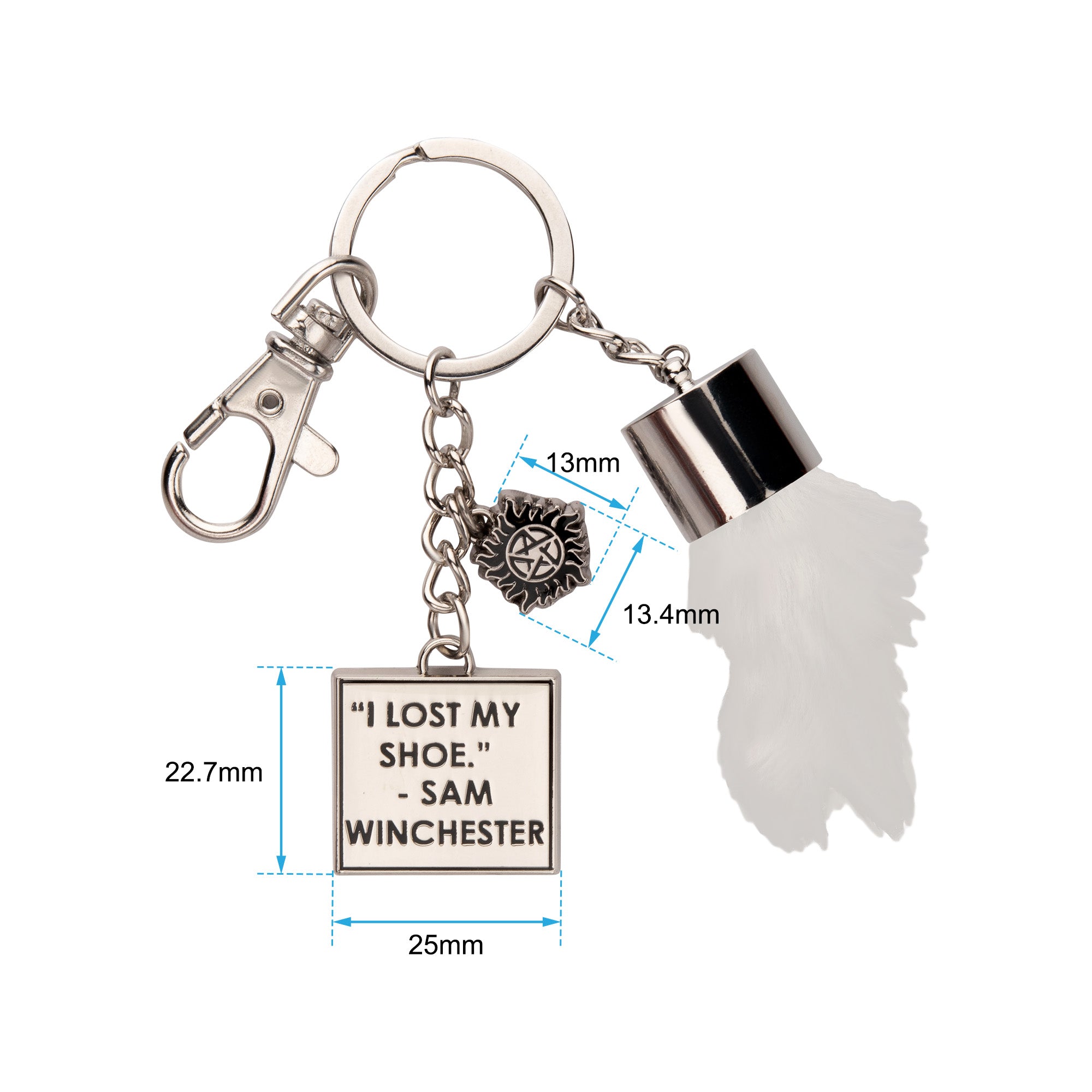 SuperNatural Faux Rabbit Foot Keychain [COMING SOON] - Jewelry Brands Shop