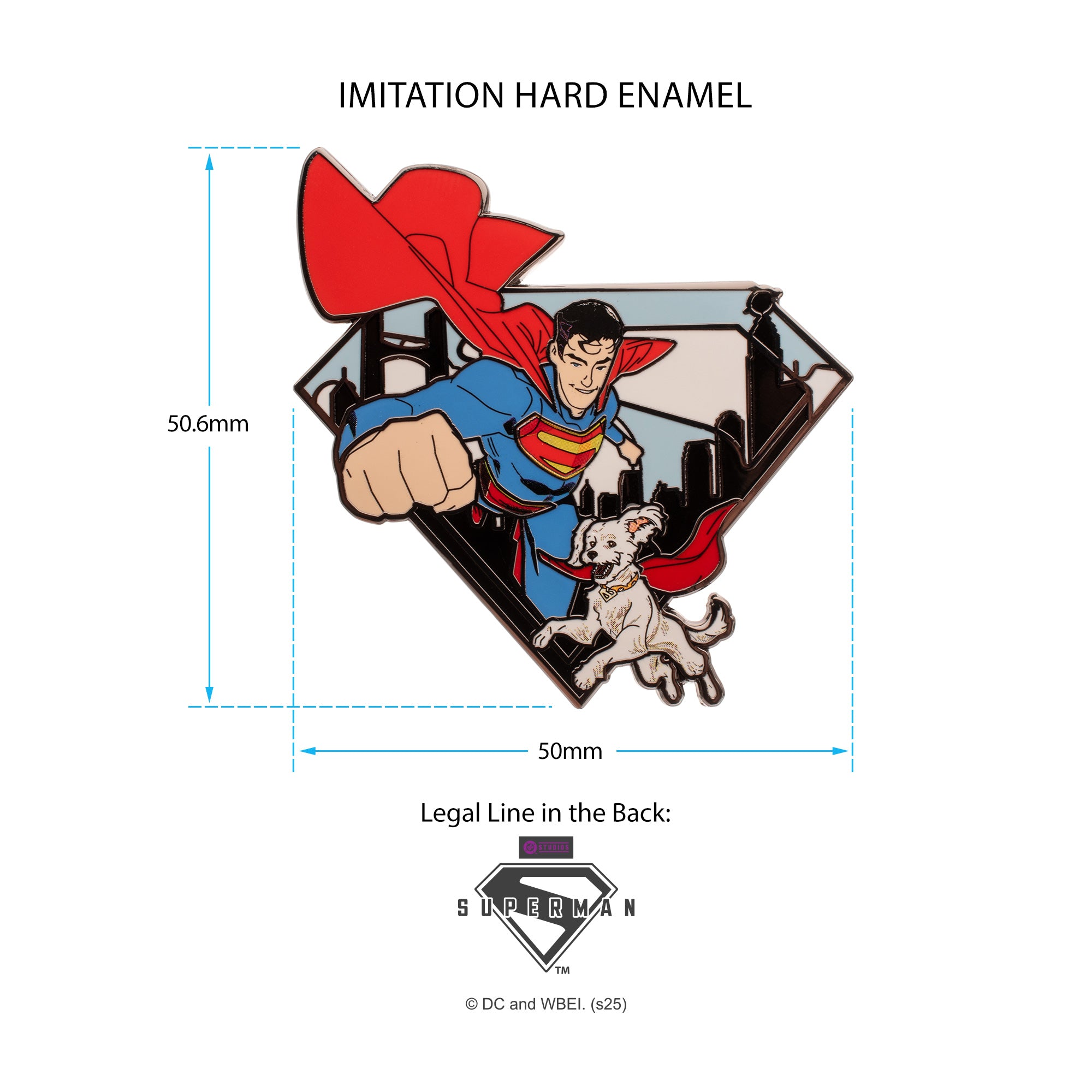 Superman Enamel Pin