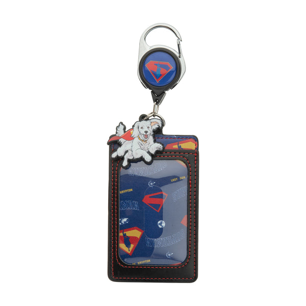 Superman Retractable Lanyard with Krypto Charm – Heroic Utility with a Sidekick’s Charm