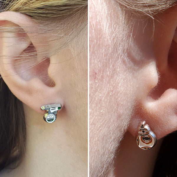 Star Wars Episode 9 D-O & BB-8 Earrings Set