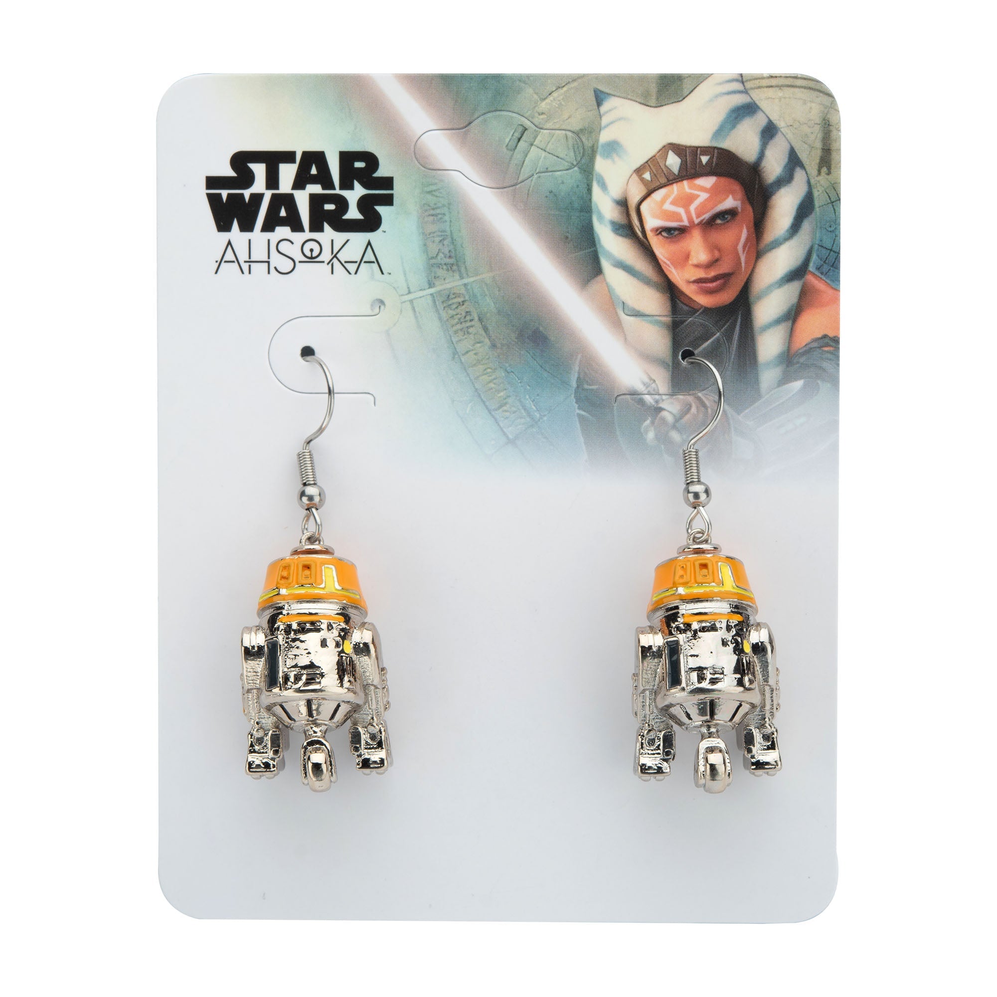 Star Wars Ahsoka 3D Chopper Dangle Earrings