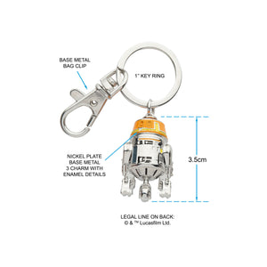 Star Wars Ahsoka 3D Chopper Keychain