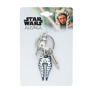 Star Wars Ahsoka Headdress and Charms Keychain