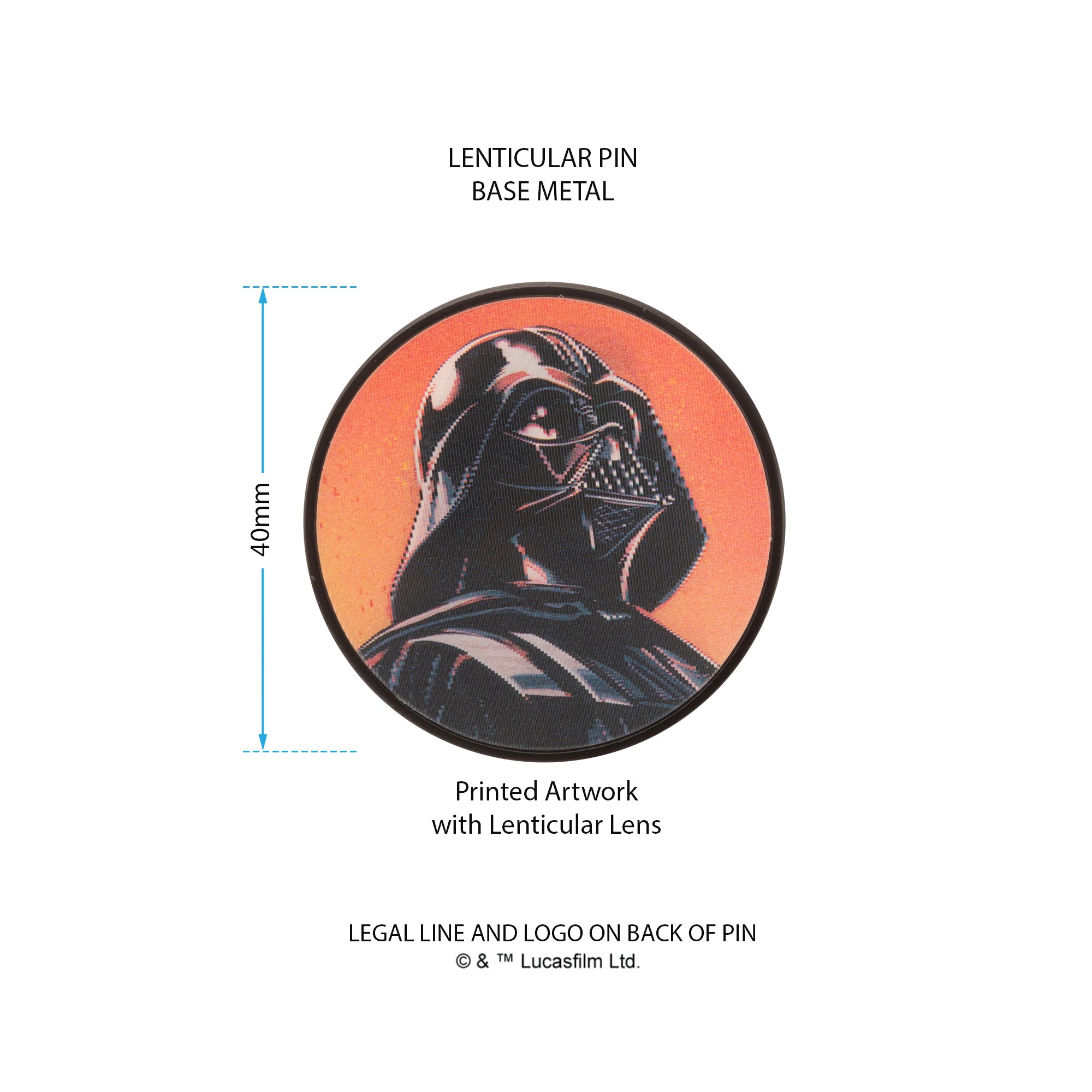 Star Wars Anakin Darth Vader Pin Set