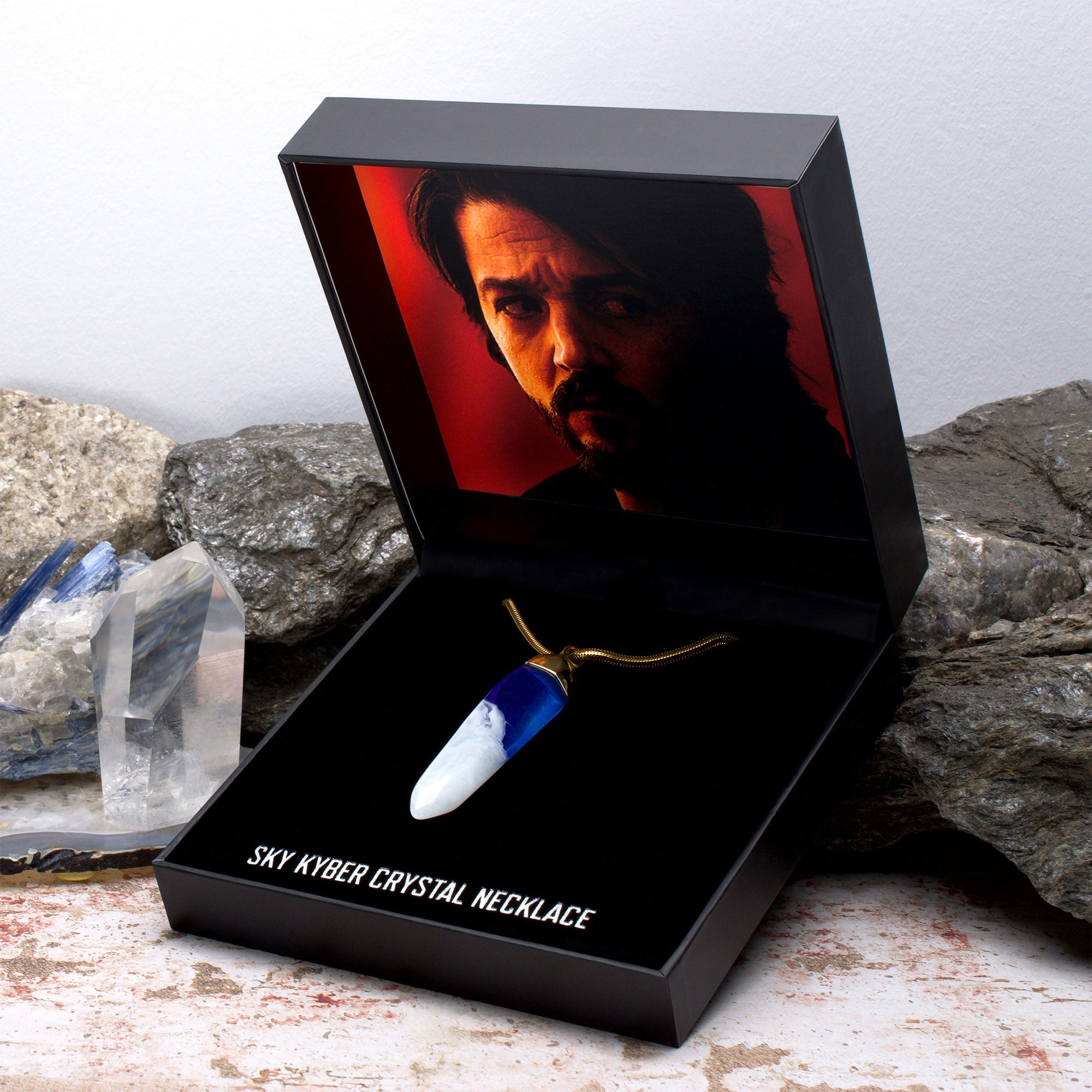 Star Wars Cassian Andor's Kyber Crystal Necklace
