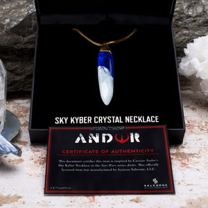 Star Wars Cassian Andor's Kyber Crystal Necklace