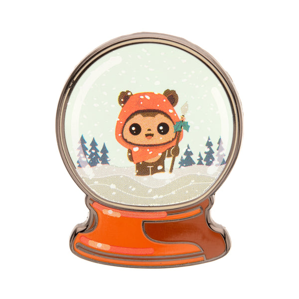 Star Wars Ewok Winter Snow Globe Pin