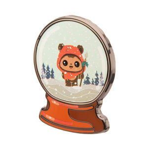 Star Wars Ewok Winter Snow Globe Pin