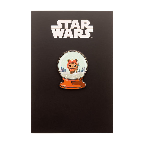 Star Wars Ewok Winter Snow Globe Pin