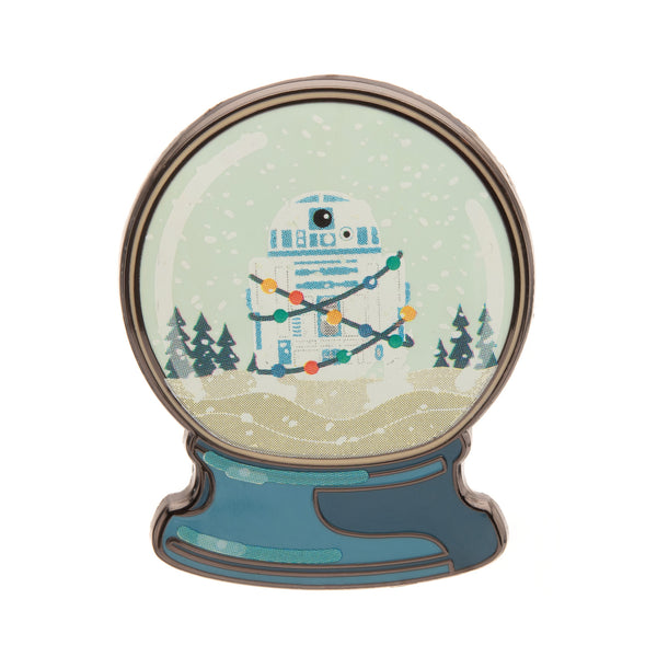 Star Wars R2-D2 Winter Snow Globe Pin