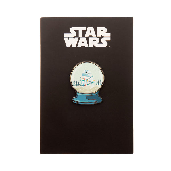 Star Wars R2-D2 Winter Snow Globe Pin