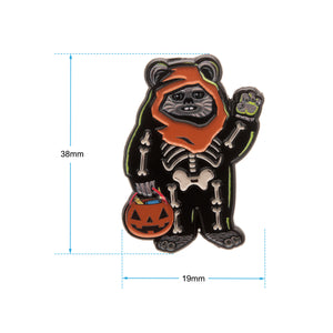 Star wars Ewok Skeleton Halloween Pin