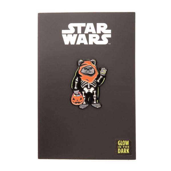 Star Wars Ewok Skeleton Halloween Pin