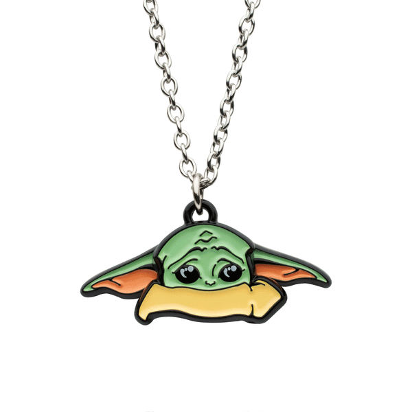 Star Wars Mandalorian Grogu Sad Moving Neklace