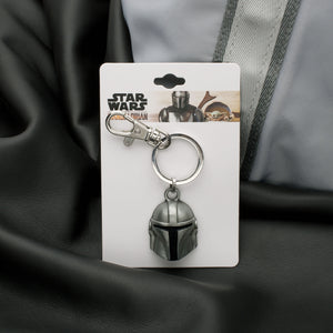 Star Wars, THE MANDALORIAN HELMET KEYCHAIN Lucasfilms Official Disney Key  Ring 