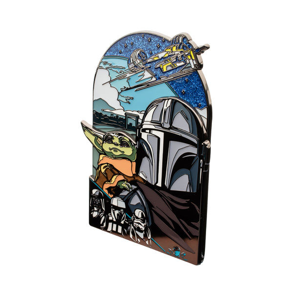 Star Wars Mando & Grugo Layered Pin