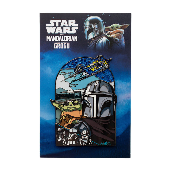 Star Wars Mando & Grugo Layered Pin