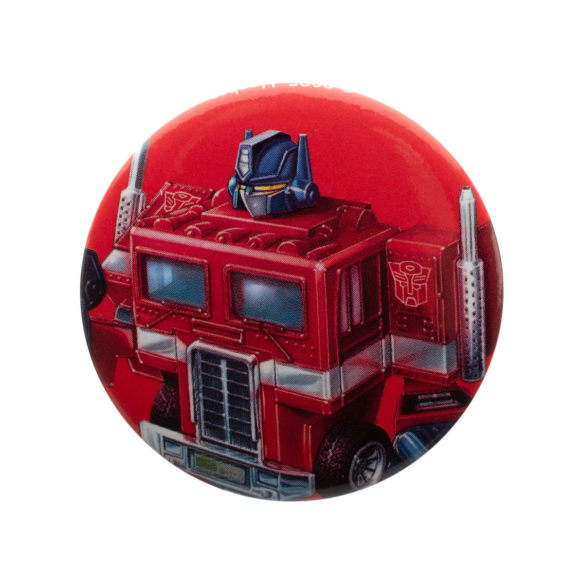 Hasbro Transformers Animated Optimus Prime Button Pin