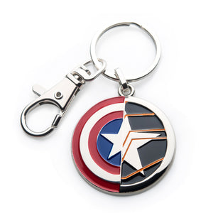 The Winter Soldier & Captain America Keychain - Jewelry Brands Shop