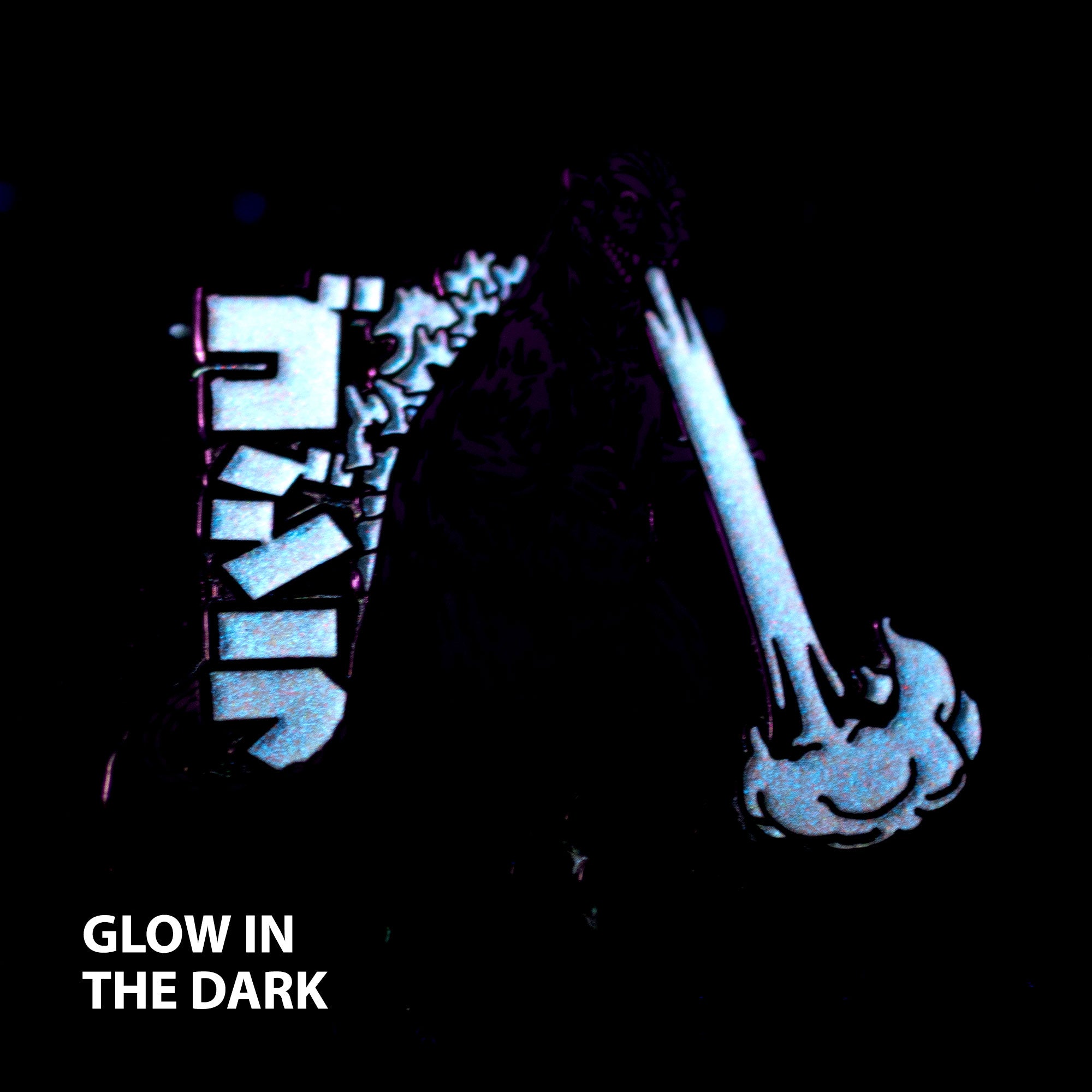 Godzilla Glowin the Dark Enamel Pin
