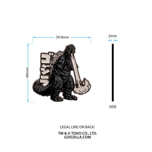 Godzilla Glowin the Dark Enamel Pin