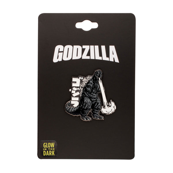 Godzilla Glow in the Dark Enamel Pin