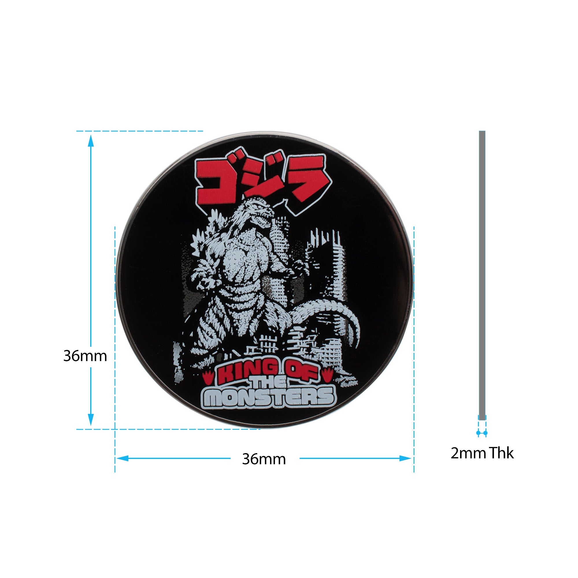 Godzilla King of the Monsters Pin
