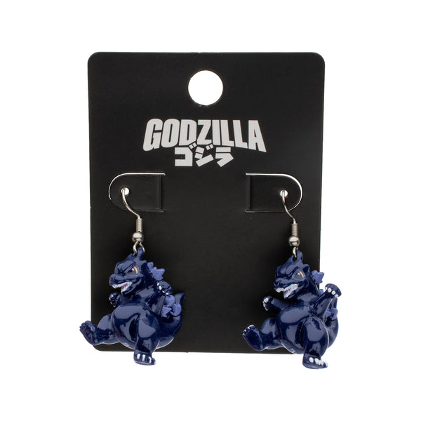 Godzilla 3D Dangle Earrings