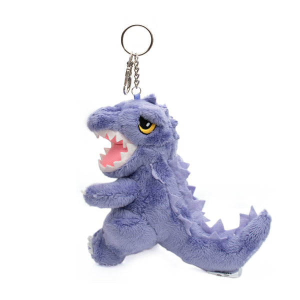 Godzilla Purple Plush Keychain