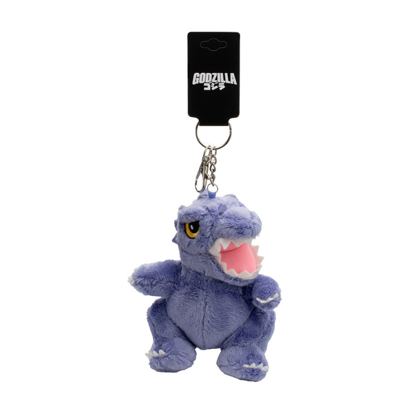 Godzilla Purple Plush Keychain