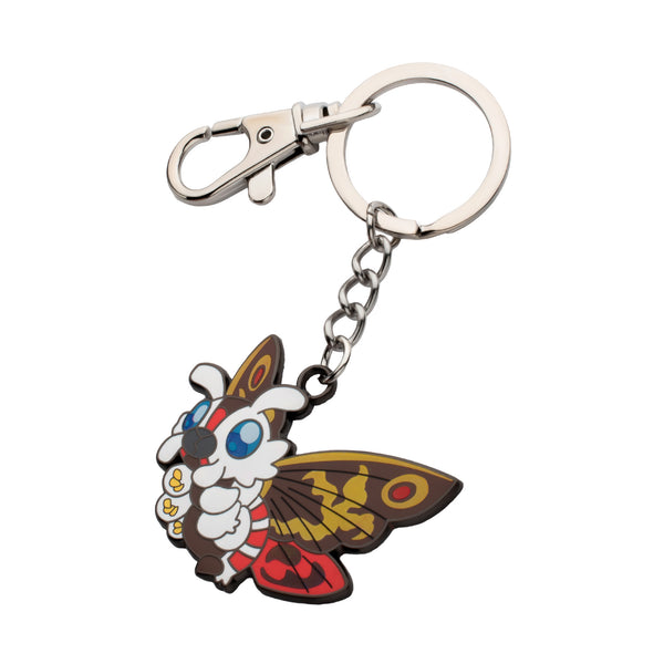 Godzilla Mothra Enamel Charm Keychain