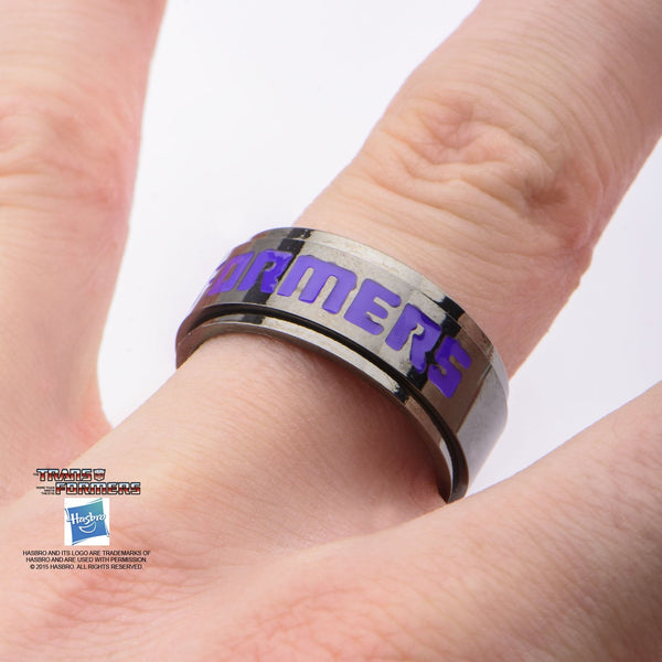 Transformers Decepticon Spinner Ring