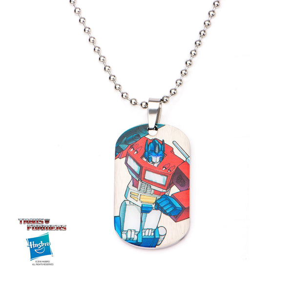 Transformers Robot Car Dog Tag Pendant Necklace