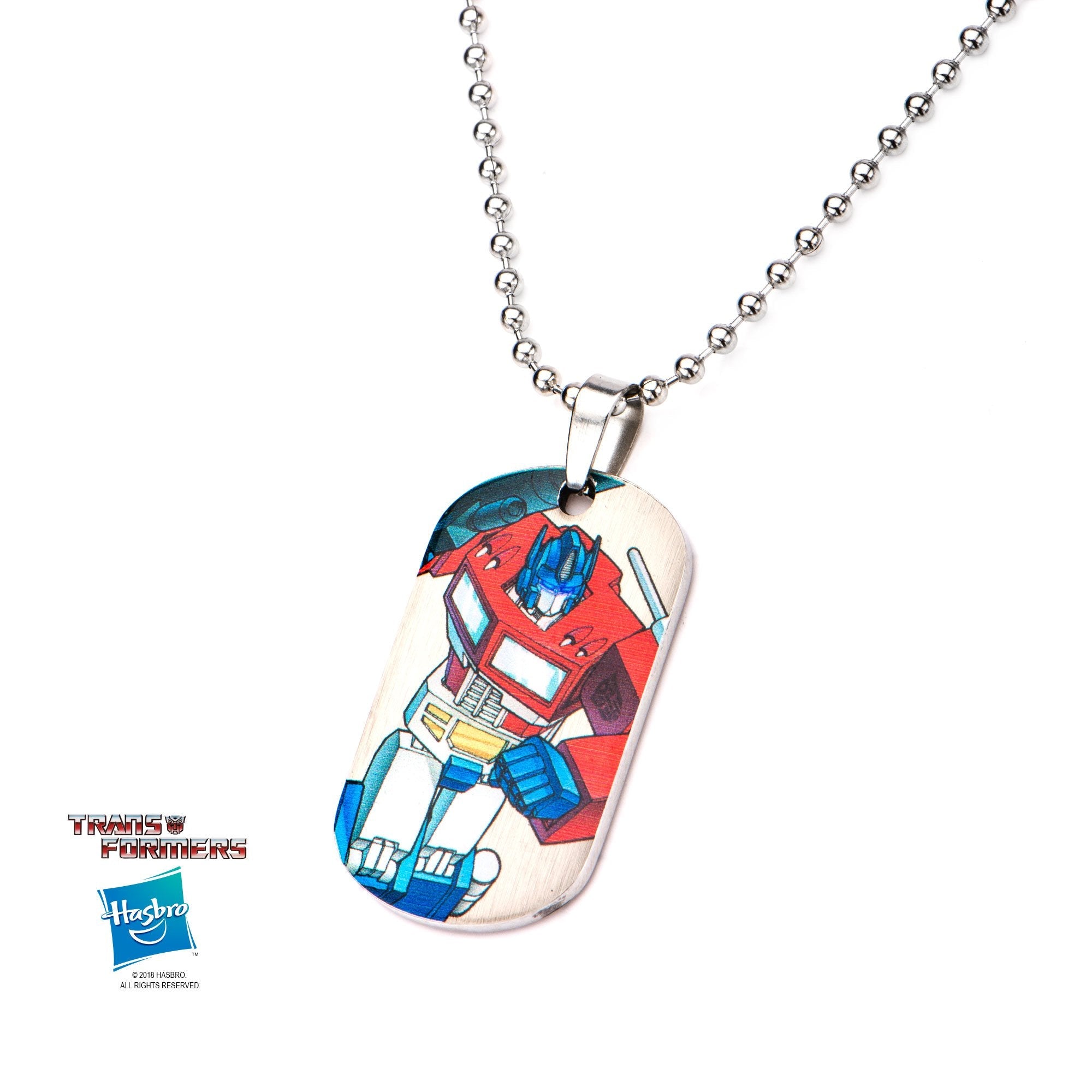 Transformers Robot Car Dog Tag Pendant Necklace - Jewelry Brands Shop