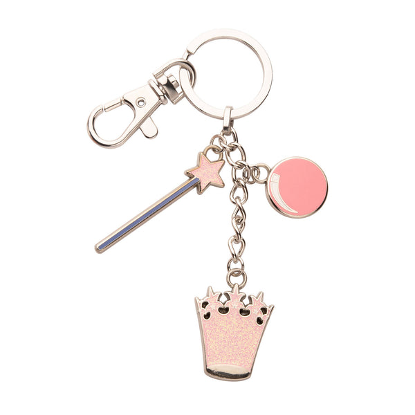 The Wizard of Oz Glinda Multi Charm Enamel Keychain