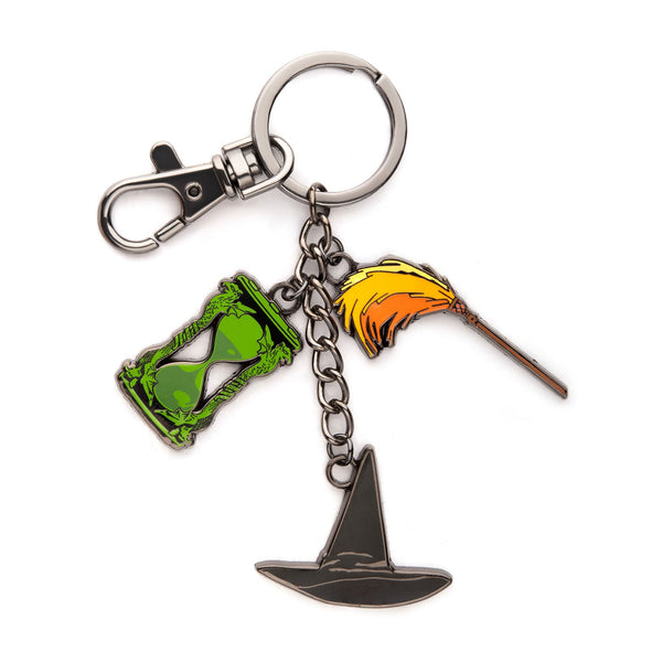 The Wizard of Oz Witch Multi Charm Enamel Keychain