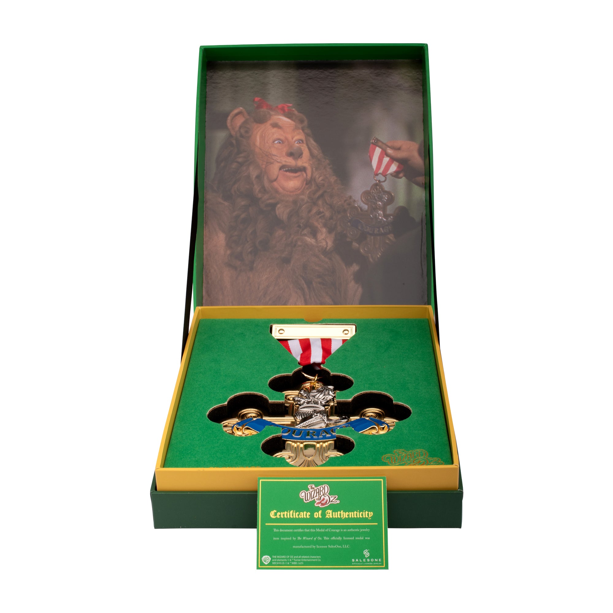 The Wizard of Oz Cowardly Lion's Medal of Courage Replica Pin