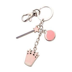 The Wizard of Oz Glinda Multi Charm Enamel Keychain