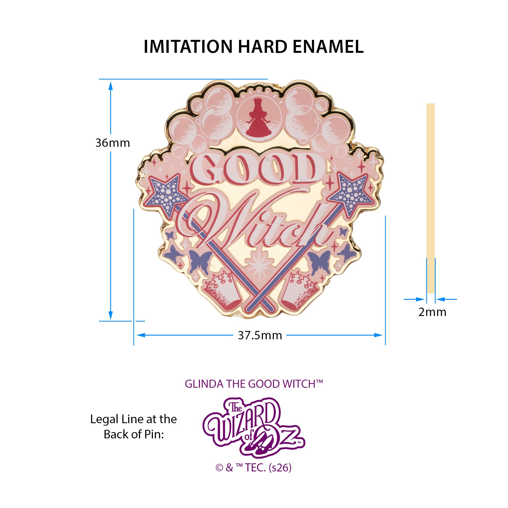 The Wizard of Oz Good Witch Pin – Jewelry Brands Shop